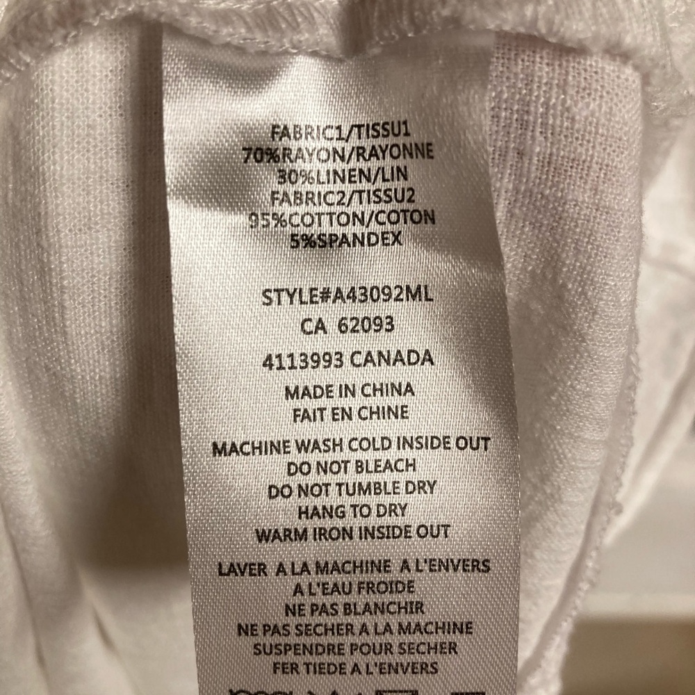 NWOT linen-blend dress - Picture 6 of 6